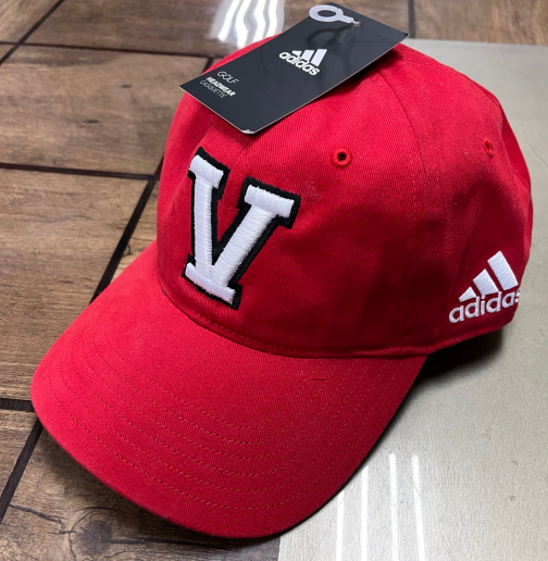 Vermillion Addidas Puff "V" Hat