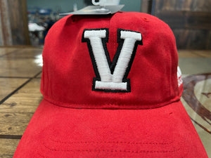 Vermillion Addidas Puff "V" Hat