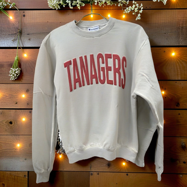 Tanagers Puff Print Crewneck Sweatshirt